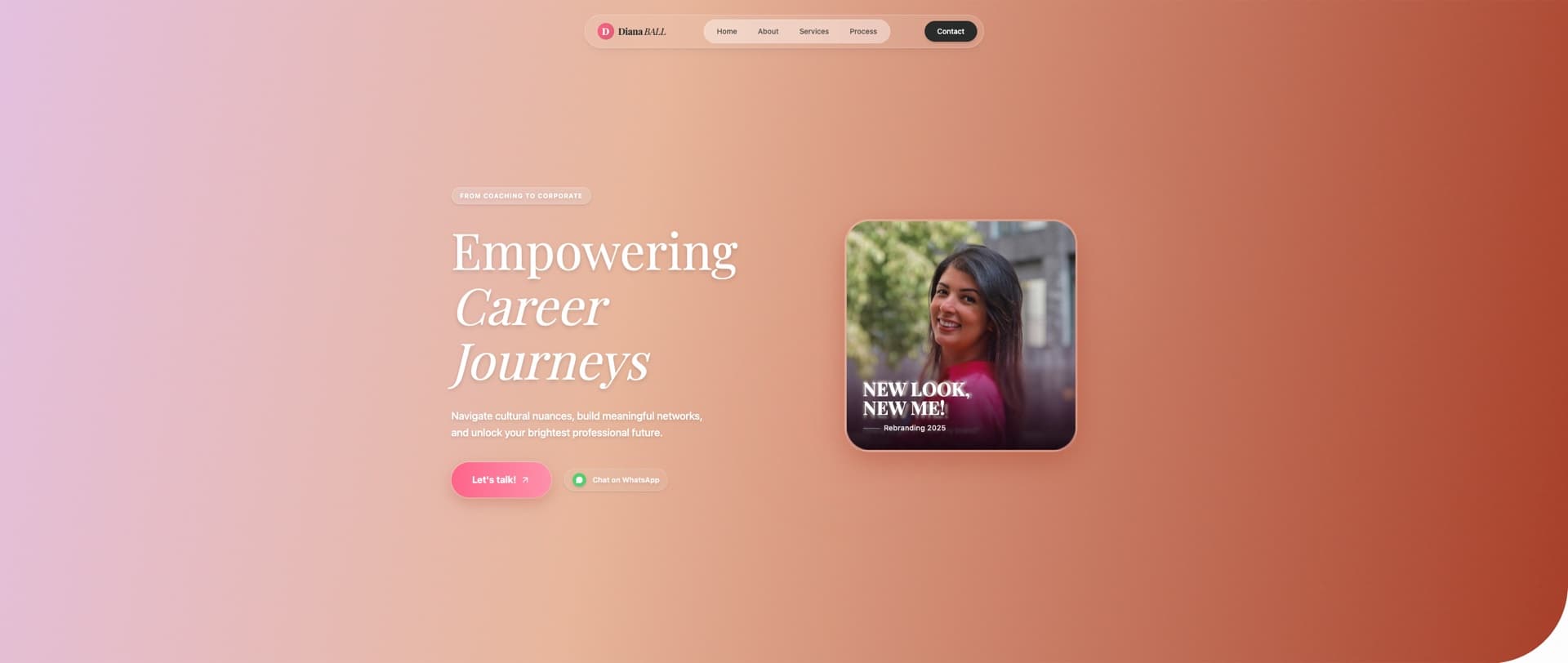 Diana Landing Page